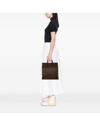 Pre-Loved by Azura Reborn - Pre-Loved Suede Anagram Tote