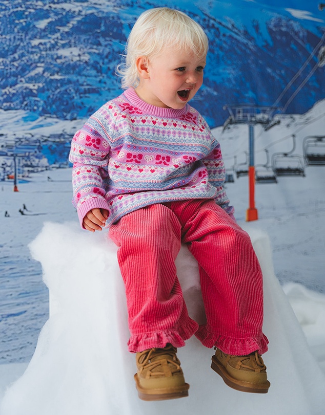 Huxbaby - Apres Ski Fairisle Pullover - ICONIC EXCLUSIVE - Babies-Kids