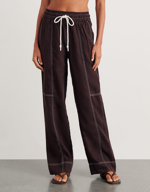 Jag - Sabine Linen Relaxed Leg Pant