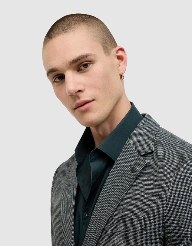 Politix - James Textured Two-toned Blazer