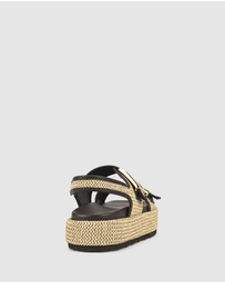Siren - Apricot Flatform Sandals