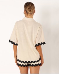 Petal & Pup - Wilson Short Set - Cream Black