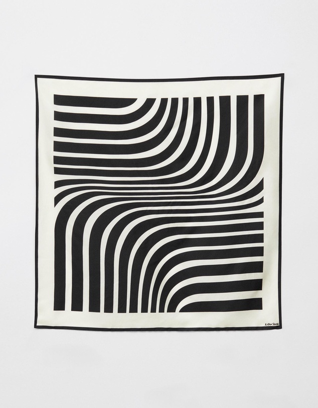 & Other Stories - Graphic-Print Square Silk Scarf