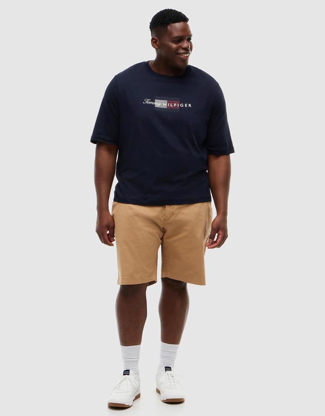 Tommy Hilfiger - Big & Tall Plus Flag Graphic Jersey T-Shirt