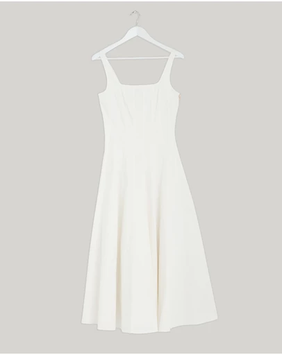 Revibe - Repaired Oroton Panelled Day Dress - AU 8