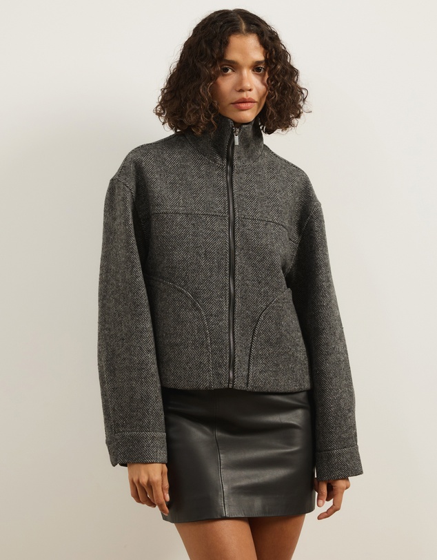 Atmos&Here - Iris Wool Blend Bomber