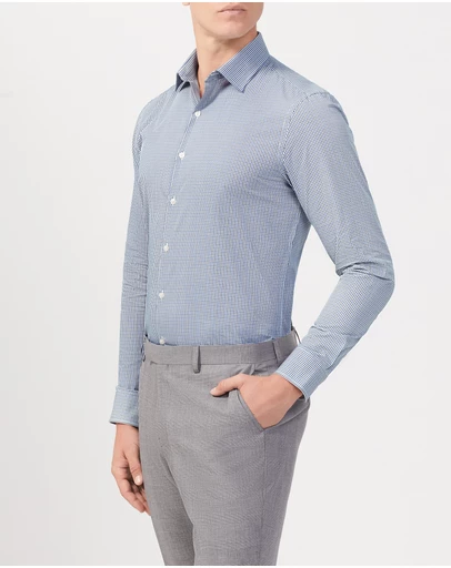 Van Heusen - Mini Poplin Check Shirt