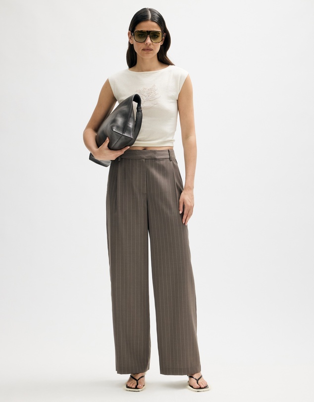 Minima Esenciales - Rhea Organic Cotton Pointelle Knit Tank