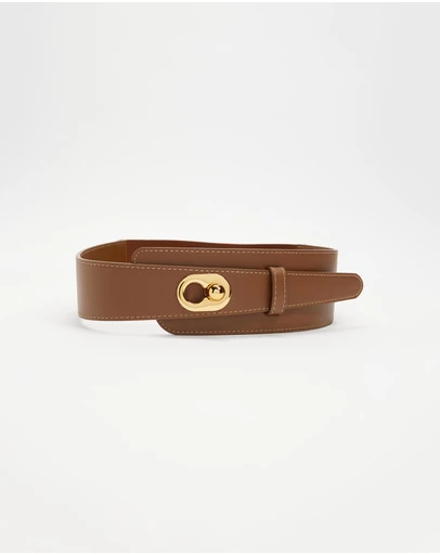 Mossée - Isabella Leather Elastic Belt