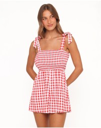 Petal & Pup - Simo Playsuit - Red Gingham