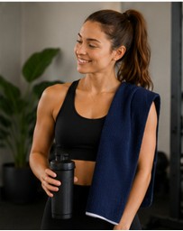 Tolu Australia - Tolu Navy Blue Gym Towel