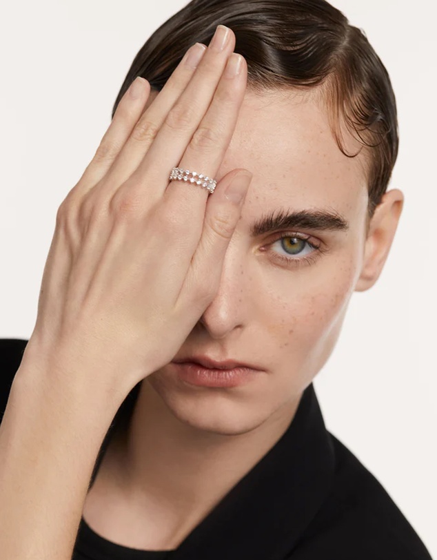 PDPAOLA - Slim Dumbo Silver Ring