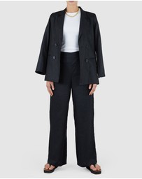Amelius - Azure Linen Blazer