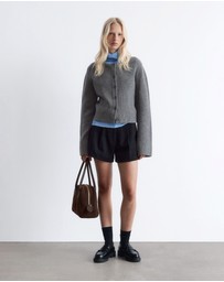 & Other Stories - Cropped Boxy Cardigan