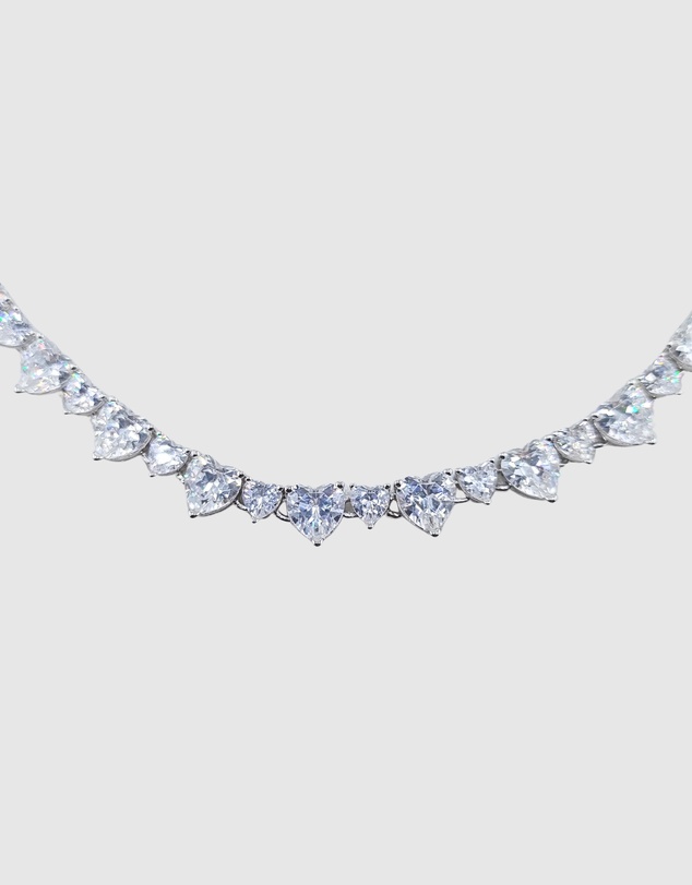 Izoa - Love Heart Tennis Choker