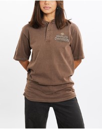 Vintage by The Real Deal - Pre Loved - Vintage Harley Davidson Henley Tee