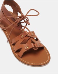 Just Because - Hoku Leather Sandals