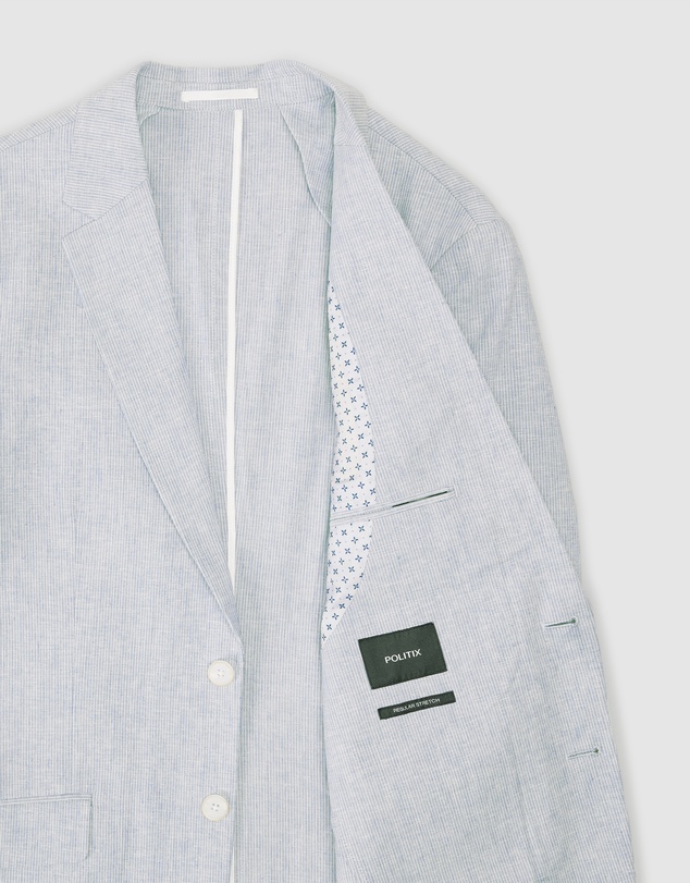 Politix - Linen Blend Summer Suit Jacket