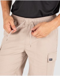 UNIT - UNIT Pivot Mens Elastic Waist Cargo Shorts