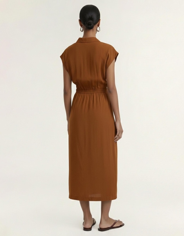 Staple the Label - Solene Wrap Midi Dress