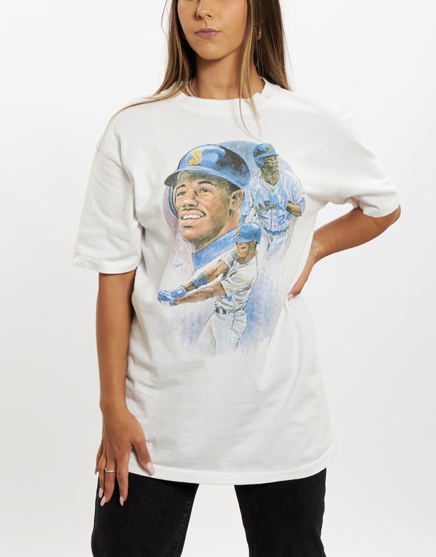 Vintage by The Real Deal - Pre Loved - 90s Seattle Mariners 'Ken Griffey Jr.' Tee