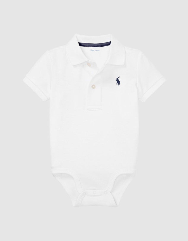Polo Ralph Lauren - Soft Cotton Polo Bodysuit - Babies
