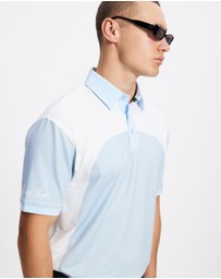 Bogey Boys - Curved Block Athletic Polo