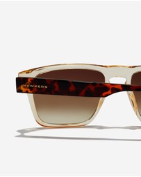 Hawkers Co - HAWKERS Sunglasses for Men and Women - Protection UV400 LAYOFF Model - Rectangle Sunglasses