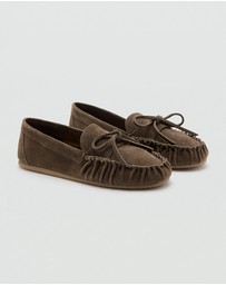 M.N.G - Suede Moccasin