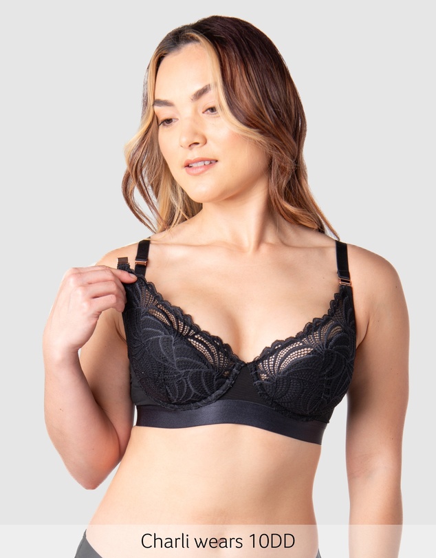 Hotmilk Maternity Lingerie - Warrior 2.0 Plunge Nursing Bra - Flexiwire