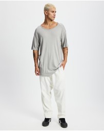 Surrounded By Ghosts - The Arsenic Relaxed Rib Knit Long Tail T-Shirt