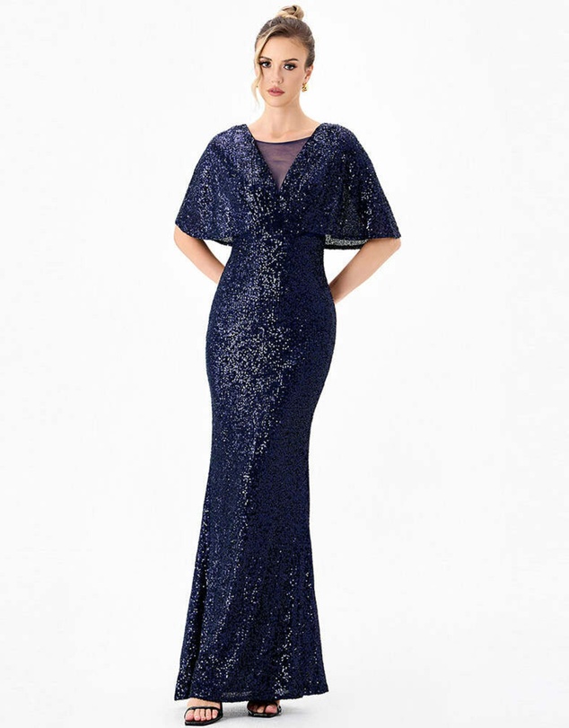 Bariano - Paola Flutter Sequin Maxi