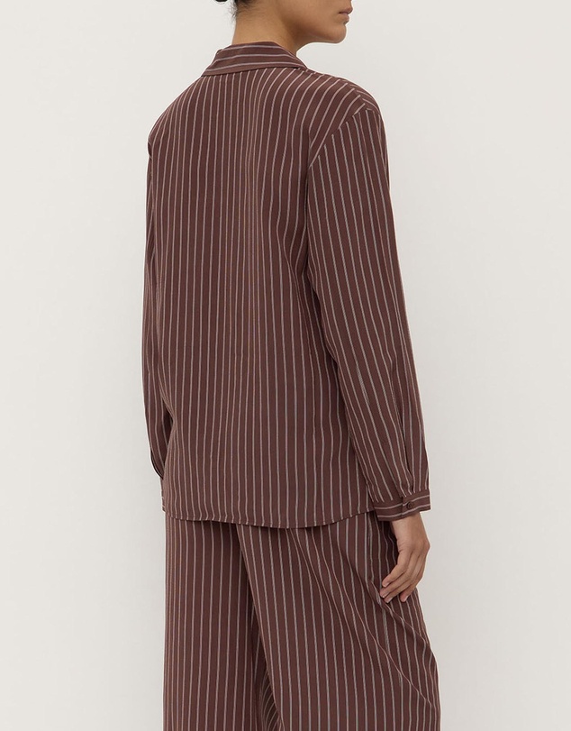 Assembly Label - Zayla Silk Stripe Long Sleeve Shirt