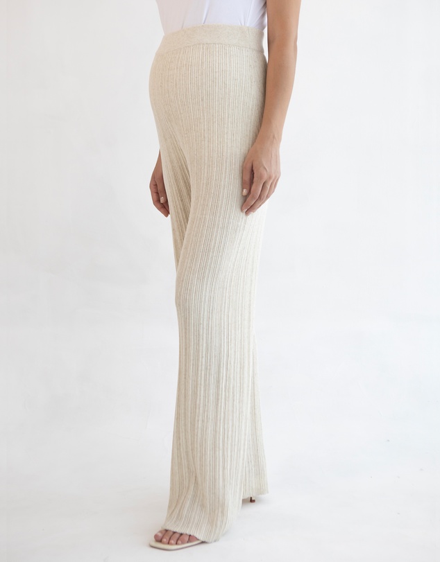 Soon Maternity - Collette Linen Knit Pants