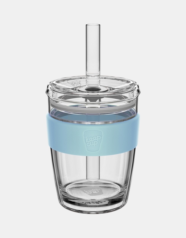 KeepCup - Longplay Cold Cup 12oz Reusable Coffee Cup with Boba Straw Lid