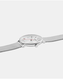 Mondaine - Mondaine Doppio Stainless Steel 33mm Watch