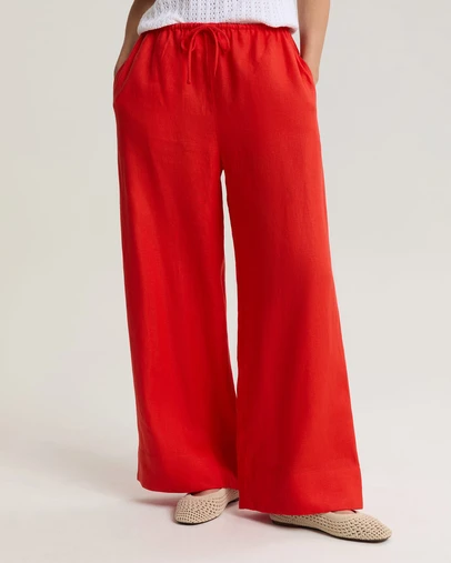 Sportscraft - Ariana Wide Leg Linen Pant