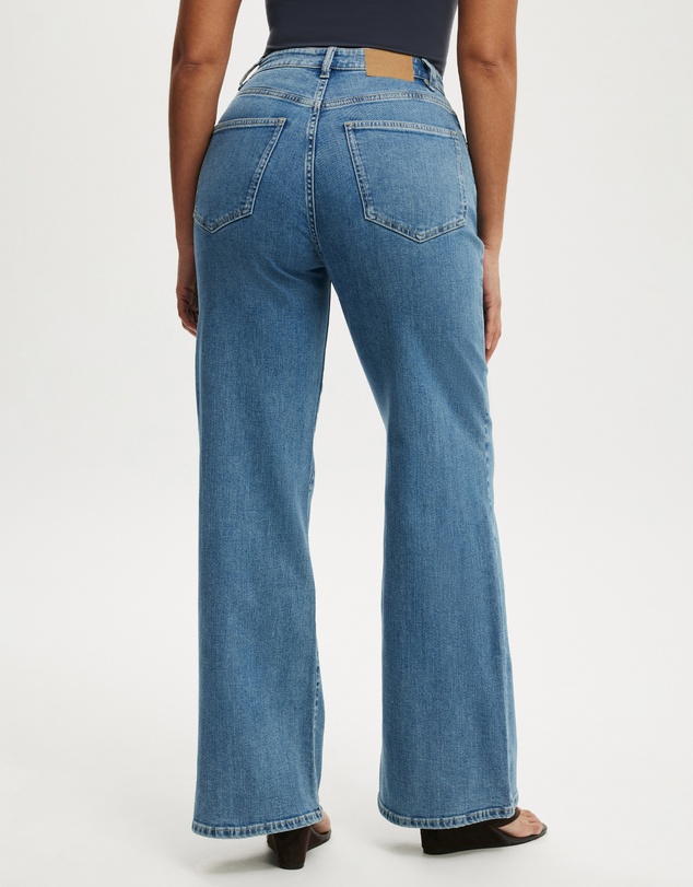 Cotton On - Curvy Stretch Wide Jeans