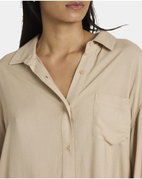 RVCA - Womens Showdown Long Sleeve Shirt