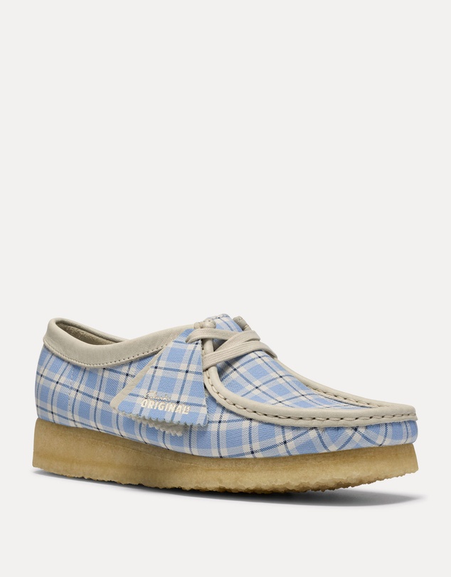 Clarks Originals - Wallabee (W) Blue Check