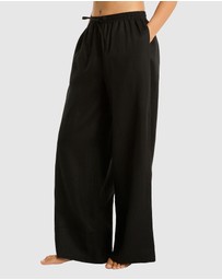 Sea Level Australia - Palazzo Linen Pants