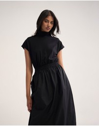 Oxford - Esrealla High Collar Dress