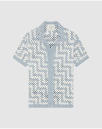 Frescobol Carioca - Pinto Cotton Crochet SS Cardigan