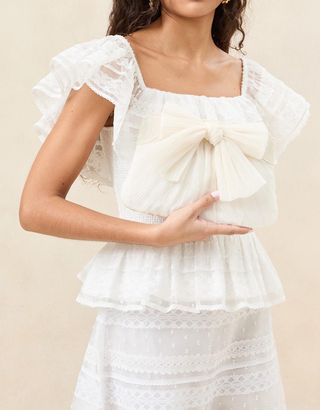 Loeffler Randall - Rayne Pleated Frame Clutch with Bow