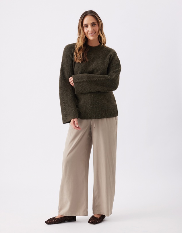 Ripe Maternity - Wide Leg Tencel Pant
