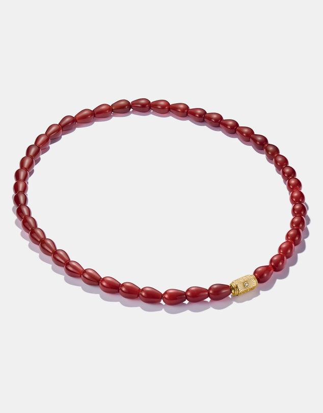 THOMAS SABO - THOMAS SABO Elyndra Necklace with Red Agate Beads