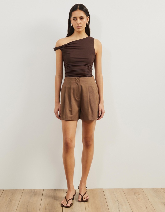 Atmos&Here - Kendal Pleated Tailored Shorts