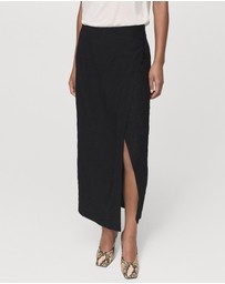 M.N.G - Wrinkled Effect Wrap Skirt