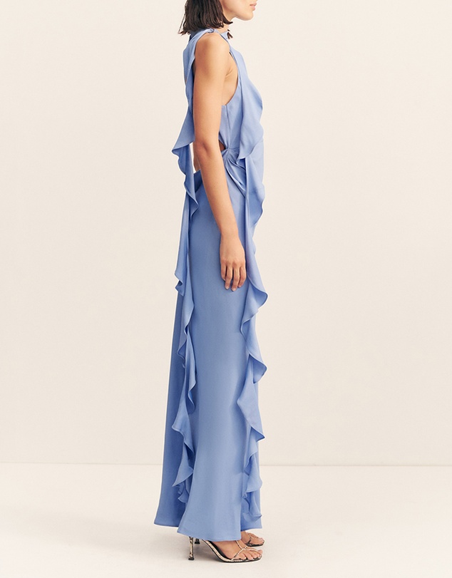 Shona Joy - Rio Draped Ruffle Maxi Dress