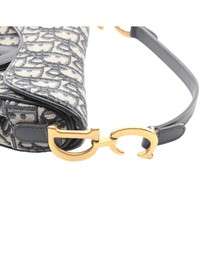 Pre-Loved by Azura Reborn - Pre-Loved Mini Oblique Canvas Saddle Bag